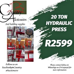 20 TON HYDRAULIC PRESS