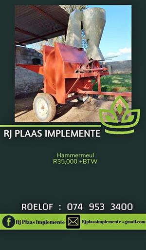 Pto Hammermeul op wiele