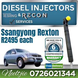 Ssangyong Rexton diesel injectors for sale