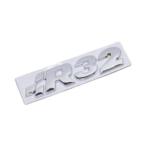R32 Chrome Letters Badge