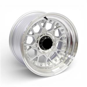 15″ M8627 4/100 & 4/108 Silver Alloy Wheels