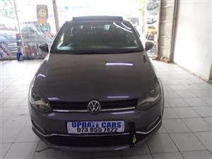2013 VW POLO 6 1.6 COMFORTLINE AUTOMATIC GREY  Color SUNROOF SERVICE BOOK 112.000KM  