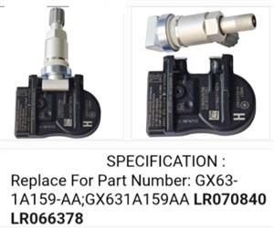 Land Rover Range Rover TPMS tyre pressure monitor sensors 
