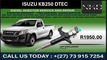 Isuzu KB250 DTEC Diesel Injectors 