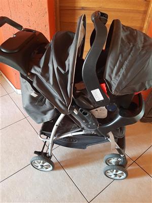 Graco Mirage Plus Charcoal Travel System