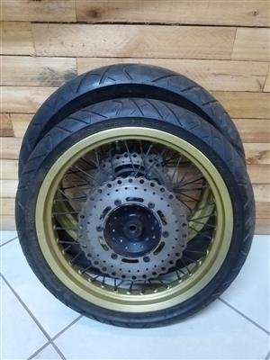 Motorbike F&R Rims Size 17 For Sale
