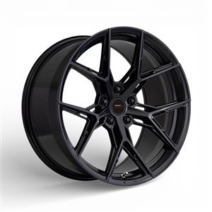 18″ A-Line Hydro 5/108 Velvet Black Flow Form Alloy Wheels