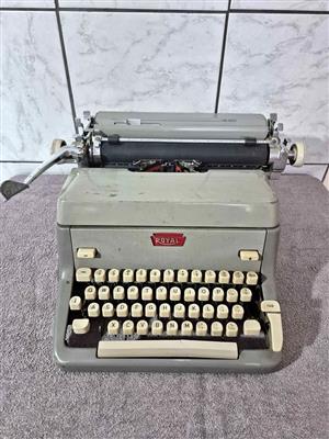 Royal FP manual typewriter, a vintage standard model manufactured in 1957