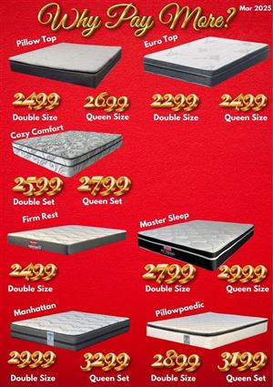 BED & MATTRESS FOR SALE