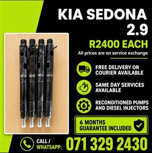 KIA  INJECTORS FOR SALE WITH WARRANTY 