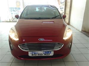 2018 FORD FIESTA ECOBOOST 1.0 MANUAL PETROL SERVICE BOOK MAROON COLOR  60.000KM 