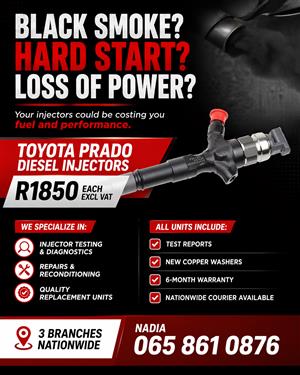 DIESEL INJECTORS FOR SALE OR TO RECON WITH WARRANTY