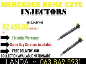 MERCEDES BENZ C270 INJECTORS 