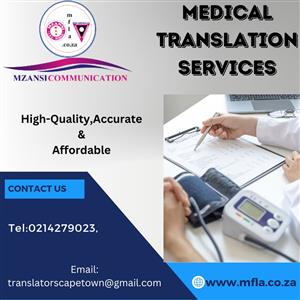 Expert Medical Translation Services, South Africa