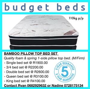 Brand New Superior Quality Comfort, Deluxe and Executive Beds.