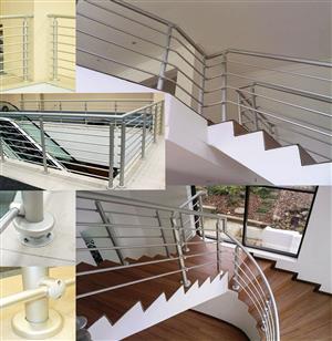 DIY Balustrades, Handrails in aluminium and Stainless steel and aluminium