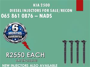 KIA 2500 DIESEL INJECTORS FOR SALE OR TO RECON