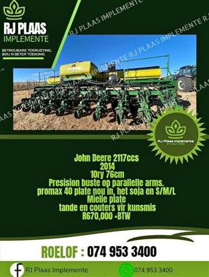 John deere 2117 10 ry 76 planter