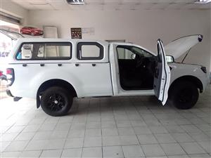 2017 FORD RANGER 2.2 6SPEED CANOPY SINGLE CAB MANUAL DIESEL WHITE TOWBAR  106.000KM