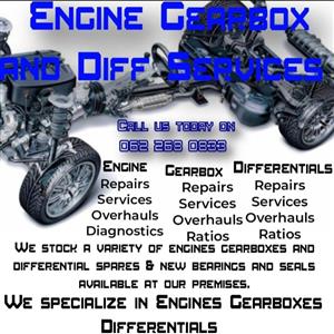 We are Specializing in Engine's Gearboxes and Differentials we do auto electrica