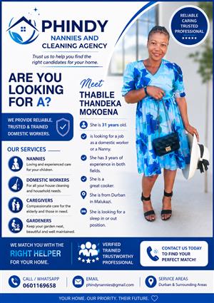 Vetted nannies, caregiver, gardener, and domestic workers 