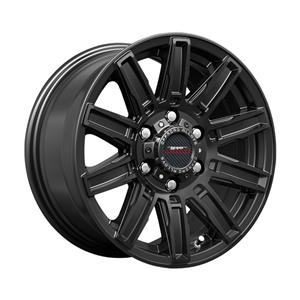 16″ A-Line Tempo 6/130 Velvet Black ET45 Alloy Wheels