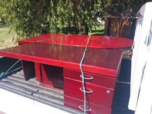 Wooden desk