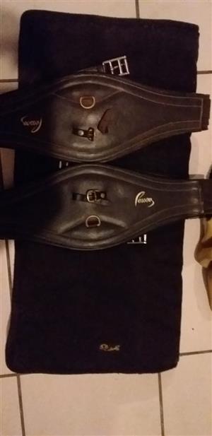 Used pure leather Passoa saddles 