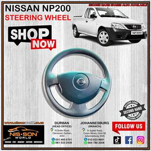 NISSAN NP200 STEERING WHEEL