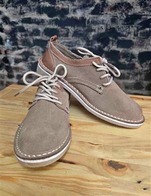 Genuine Suede Low Cut Leather Vellie