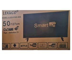 50" Smart Android TV with DVBT2, Fully loaded...New with year warranty and free delivery