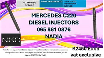 MERCEDES C220 DIESEL INJECTORS FOR SALE -RECONDITIONED AND NEW