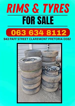 Wheels, rims and tyres for sale 