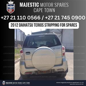 2012 Daihatsu Terios stripping used spares used parts