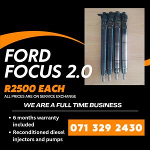 FORD FOCUS 2.0 INJECTORS FOR SALE WITH WARRANTY 