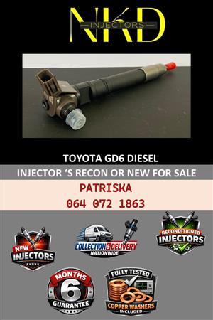 TOYOTA GD6 -DIESEL INJECTORS FOR SALE -NATIONWIDE DELIVERY 
