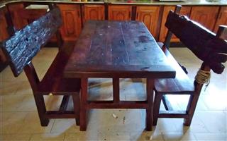 Sleeper wood dinning room table