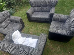 Couches and Bar stool for sale, in good condition 