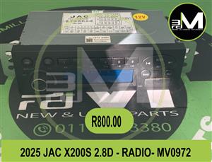 RADIO - 2025 JAC X200S 