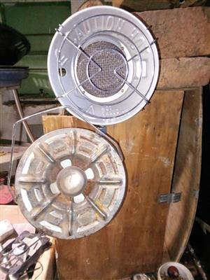 Gas heater and a gas cooking hob.
