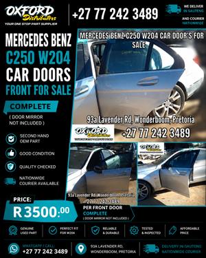 Mercedes Benz C250 W204 Door Shell Complete For Sale