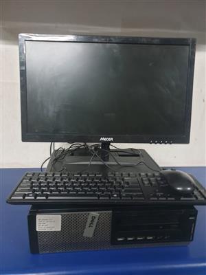 Maccer 19inch monitor  Dell optiplex 7010 I5-3Gen @3.20GHZ  4GB RAM 256GB HDD Intel HD Graphics