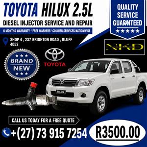 SA DIESEL FUEL INJECTORS TOYOTA HILUX 2.5L(BRAND NEW)