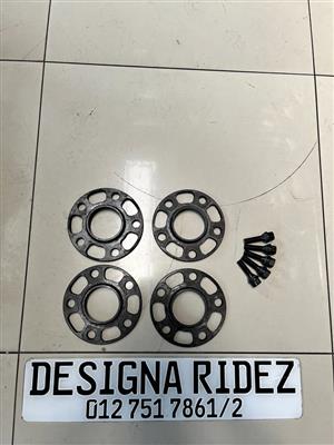 BMW E92 M3 MATT BLACK SPACERS + BOLTS 