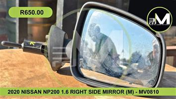 2020 NISSAN NP200 1.6 RIGHT SIDE MIRROR (M) - MV0810