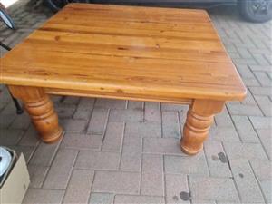 Oregon pine coffee table