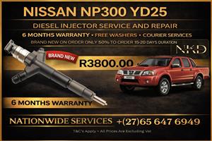 NP300 brand new Diesel Injectors
