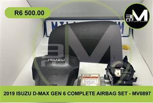 2019 ISUZU D-MAX GEN 6 COMPLETE AIRBAG SET - MV0897 