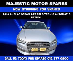2014 Audi A3 Sedan 1.4T FSI S-Tronic automatic petrol – stripping for spares