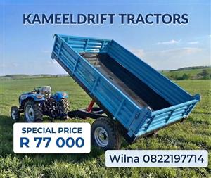 2026 New 5 Ton Tip Trailer Single Axle with Dropsides For Sale 